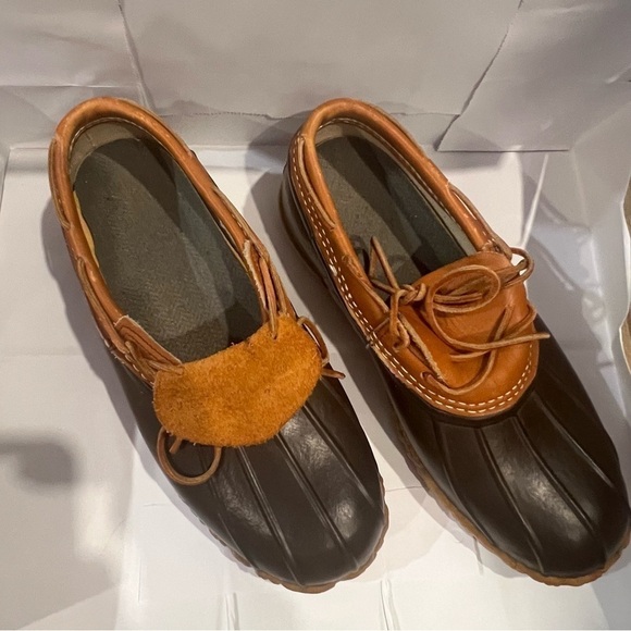 LL Bean Mens Rubber Moc Size 8 Wide main image 12